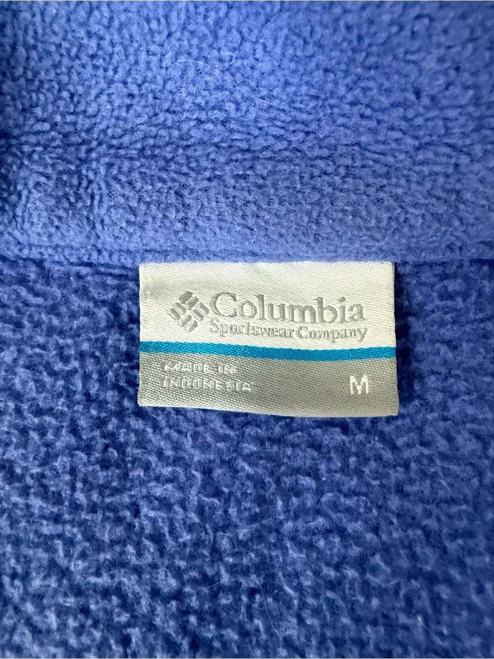 Columbia Lavender Fleece Jacket with Mint Zip